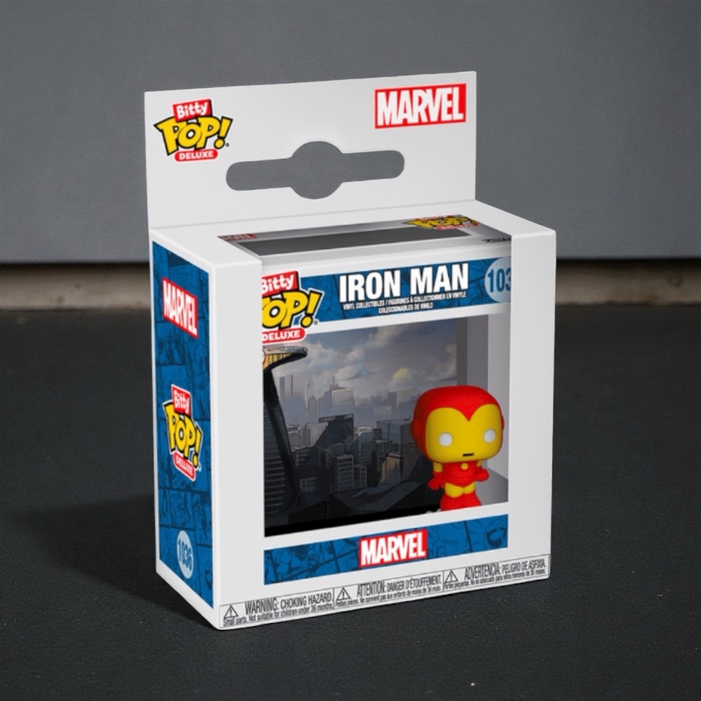 🎁SALE🎁 Funko Bitty Pop Deluxe! Marvel Iron Man 103 Mini Figure Action Figure NWT